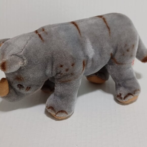 Vintage Mary Meyer Stuffed Animal Kangaroo Lion Hippo Rhino Vermont Toys - Picture 4 of 9